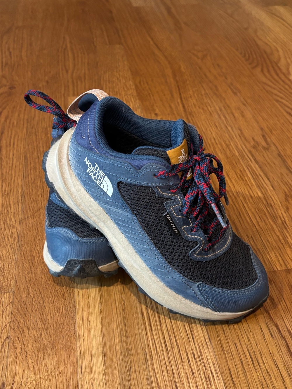 The North Face Kids' Hy-Vent Blue Trail Running Shoes